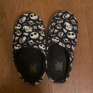 Nightmare before Christmas themed warm cozy slippers